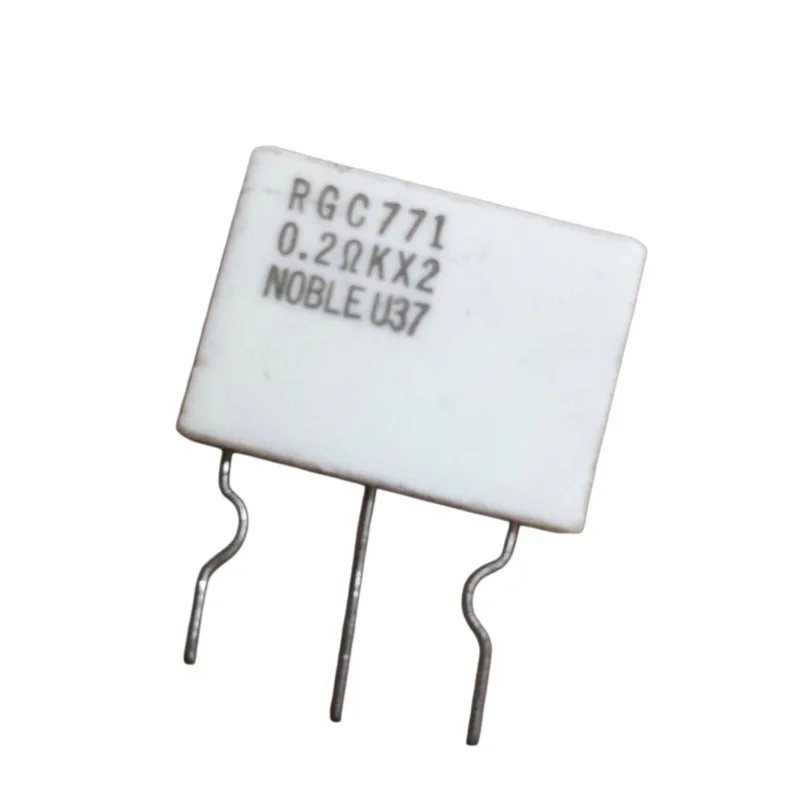 RGC771 0.2ΩKX2 5Ｗ 0.2R 5W+5W Ceramic cement resistor 0.2R*2