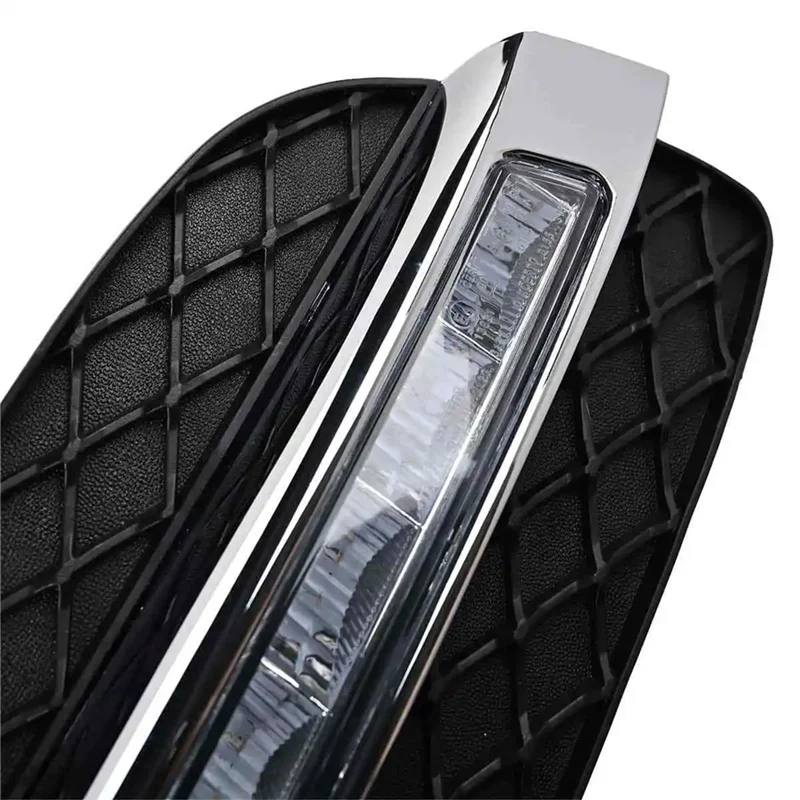 Superior-Car DRL Daytime Running Fog Light Bumper Grille For Benz X164 GL350/450/550 2010-2012 A1649060351 A1649060451