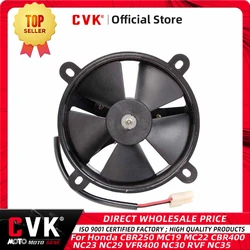 CVK Refit Radiator Fan Water Tank Cooling Fan Assembly For Honda CBR250 MC19 MC22 CBR400 NC23 NC29 VFR400 NC30 RVF NC35