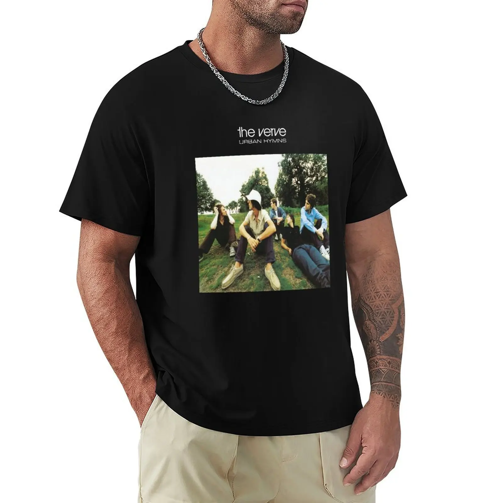 

the verve - urban hymns T-Shirt Luxury man Personalized t-shirt plain heavyweight t shirts for men