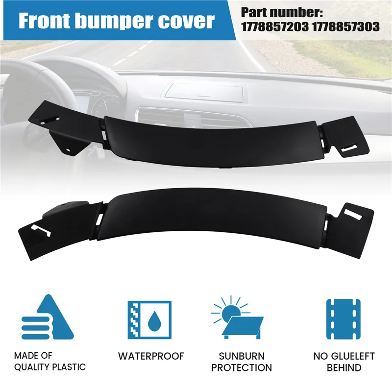 

3 Pair Of Front Bumper Cover Front Bumper Trim For Mercedes-Benz A-Class W177 1778857203 1778857303