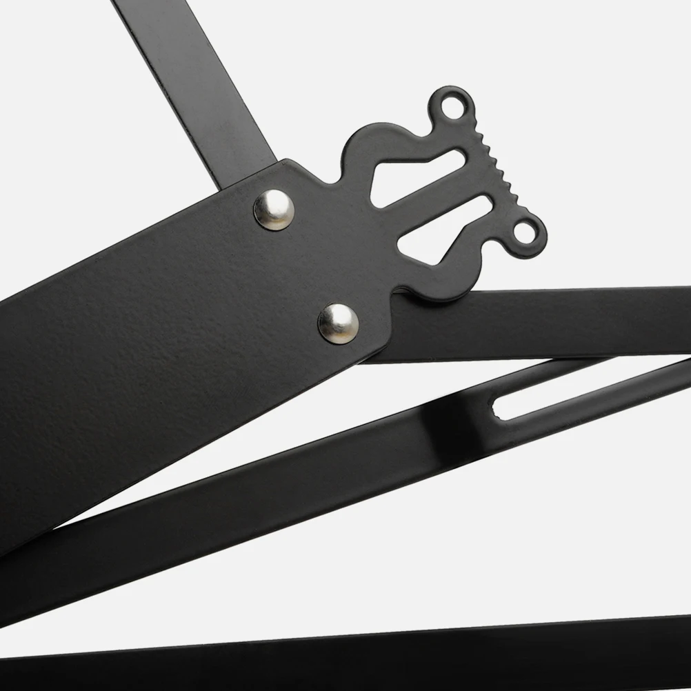 

Portable Music Stand Foldable Desktop Book Holder Simple Rack Kids Students Black ABS Material Adjustable Design