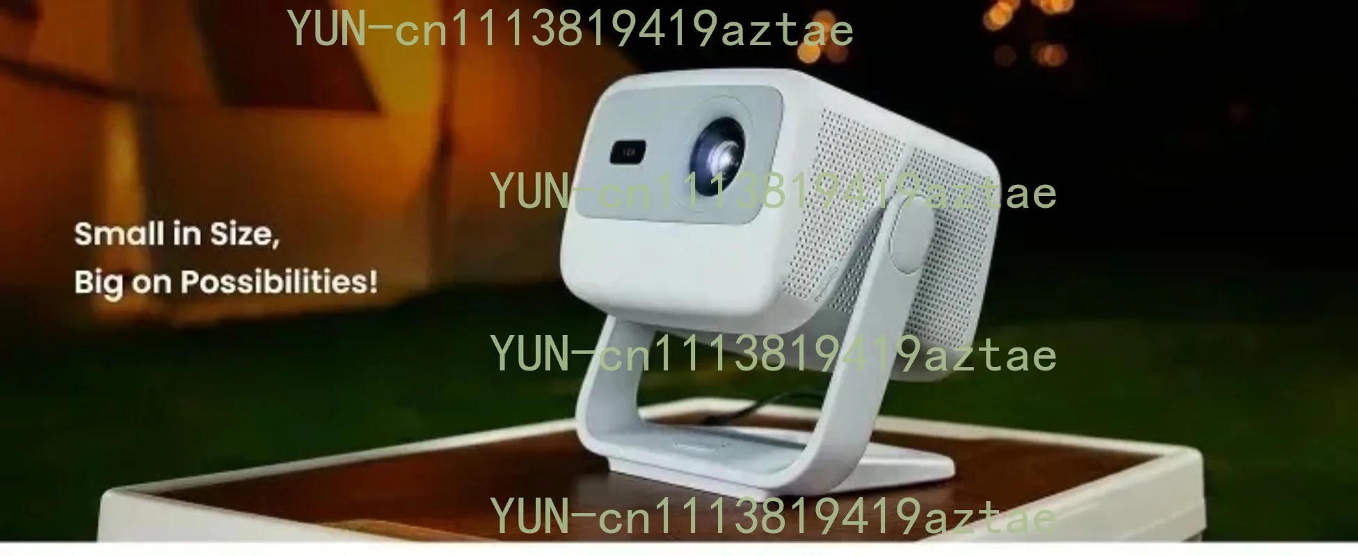 Suitable for Home Theaters, Global Edition Portable 4K Supports 150 Inch Tri Color Movie Projecto