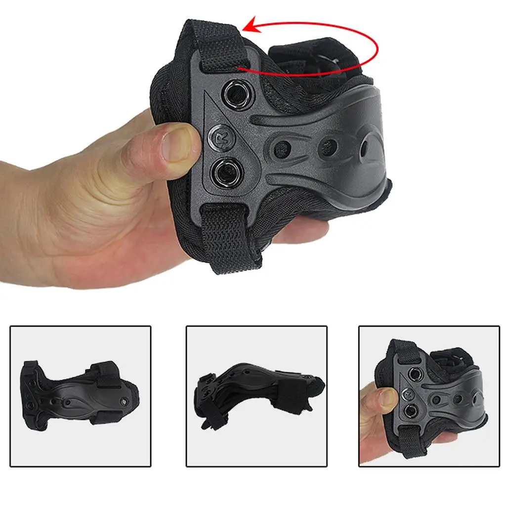

Wrist Brace Ski Wrist Guard Adjustable Elastic Fiber Protective Gear for Inline Skate and Snowboard Use