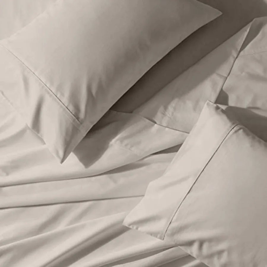 

Solid 650-Thread-Count, Cotton-Blend 4PC Set