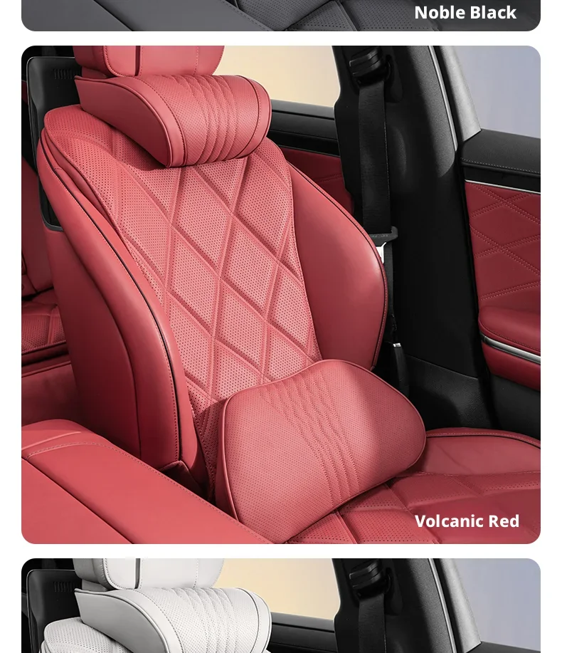 Auto-Kopfstützenkissen 2 Stück Nappaleder für BMW G42 G20 G30 G70 2 3 5 7 Serie F48 E46 X1 G01 X3 G05 X5 G06 X6 Auto-Zubehör – Detail 20