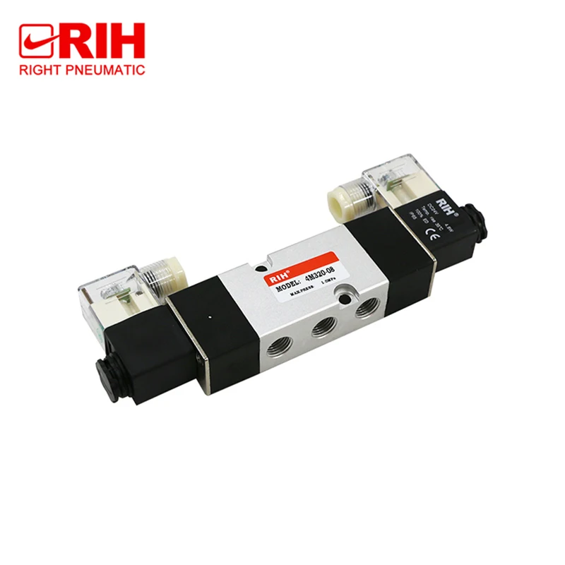 High quality 4M320-08 aluminum pneumatic control solenoid valve