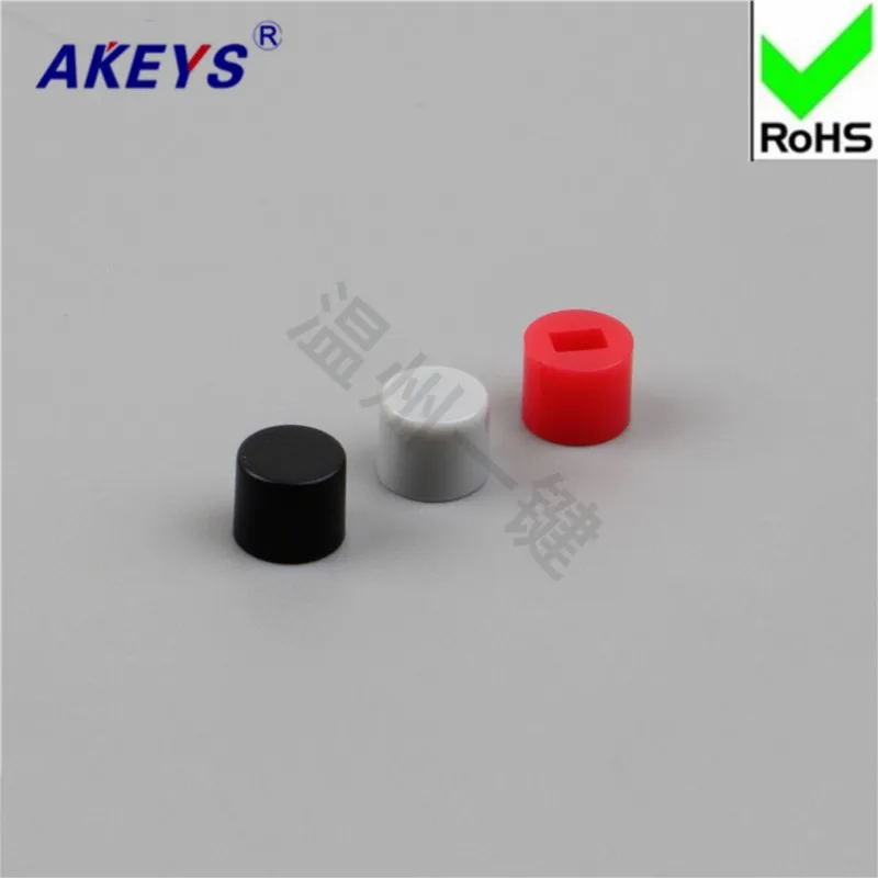 100 PCS A28 key cap 6X5 self-locking hat switch self-locking 8 * 8 / red and black gray with 7 * 7/8 * 8/8 .5 * 8.