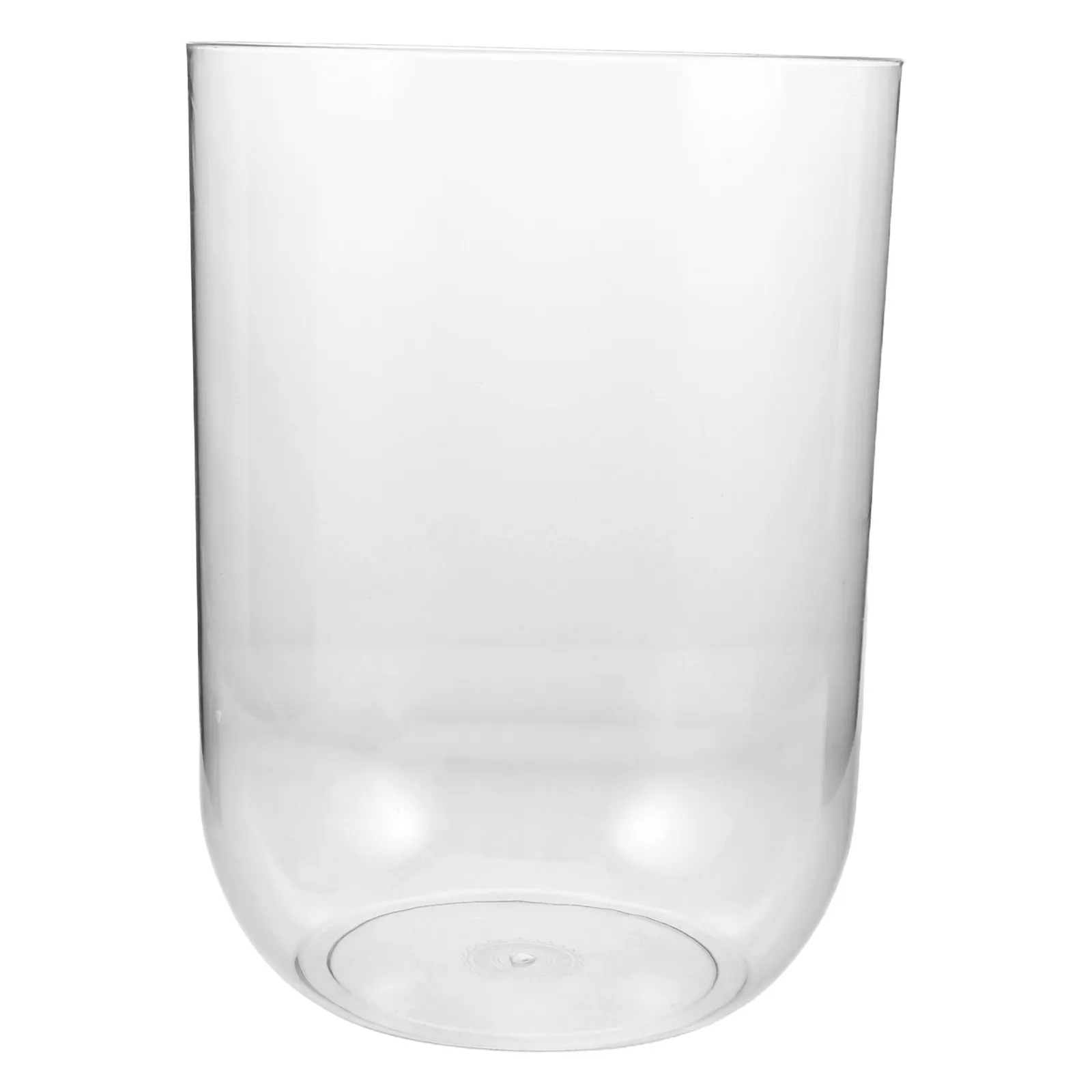 

Plastic Cylindrical Turtle Aquarium Tank 8L Clear Ecological Fish Bowl Home Office Round Betta Starter Mini Terrarium Desktop