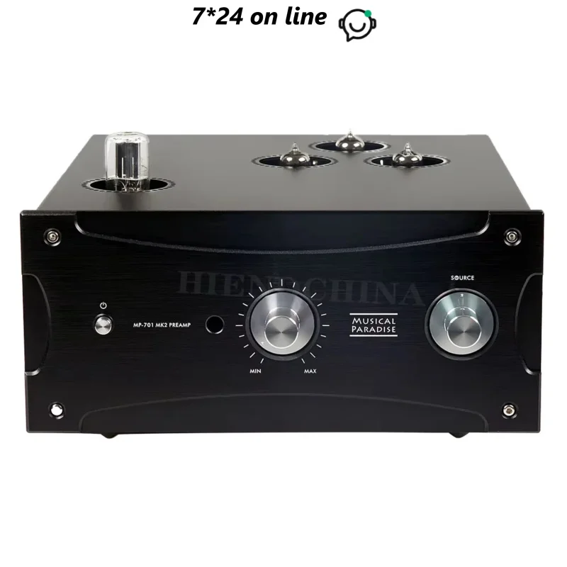 Musical Paradise MP-701-MK3 Pre Amplifier 6Z5P 5R4 6N11 12AU7 Vacuum Tube Pre Amplifier Voltage Selection 110V-120V / 220V-240V