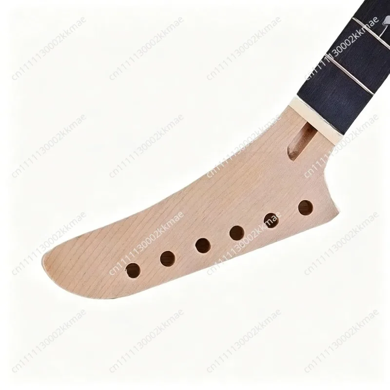 T-Handle Banana Head 6 Strings 24 Frets Rosewood Fingerboard Canadian Maple Matte 5.7 Wide Electric Guitar Neck