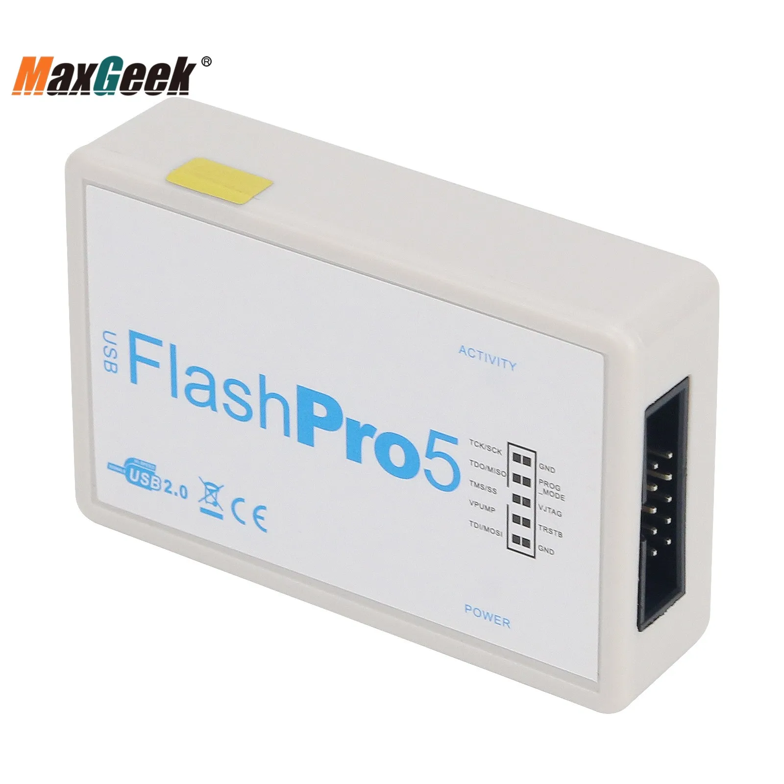 Maxgeek FlashPro5 Programmer Tool Download Cable Debugger Replacing Pro4 and Pro3 for Actel Microsemi