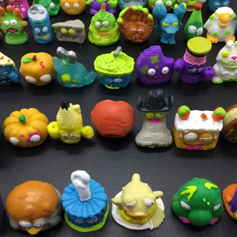 Zomlings Trash Dolls Soft Grossery Gang Garbage Collection Model Toys 3cm Trash Zomlings Dolls Figures for Kids Birthday Gift