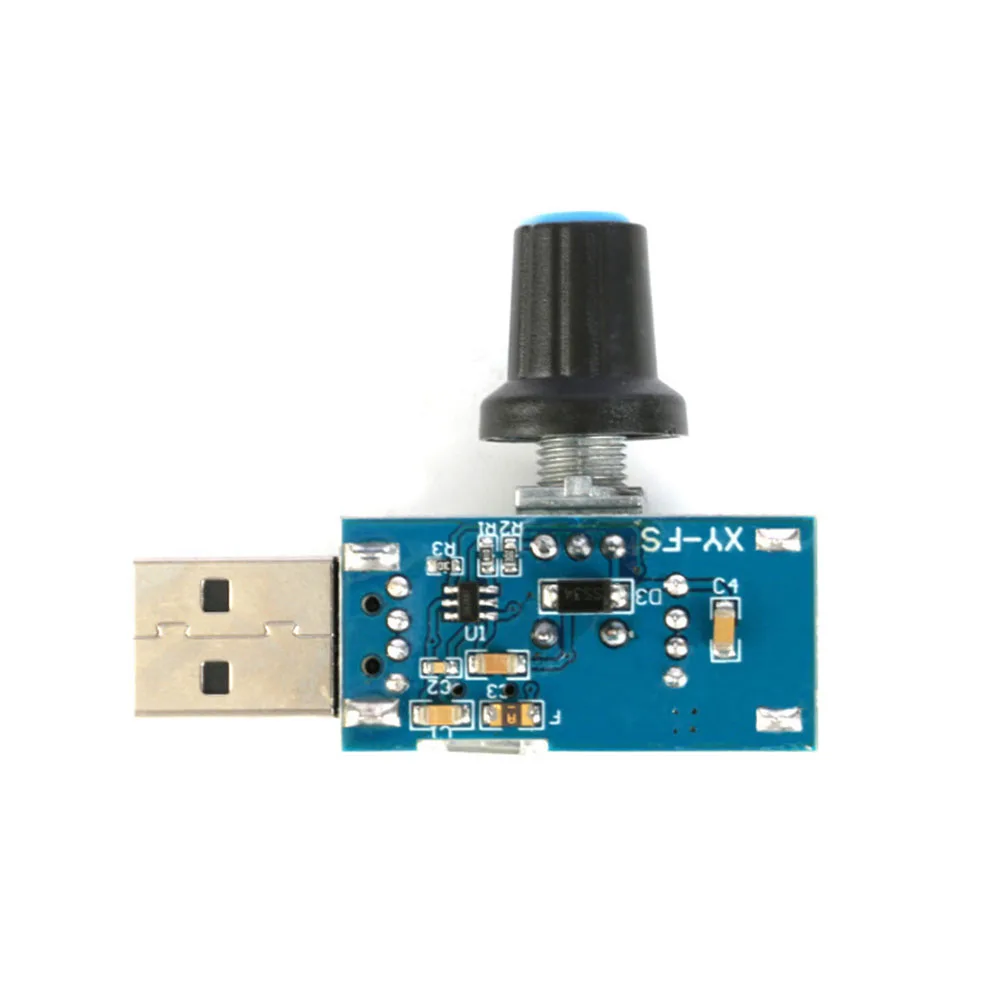 For USB Fan Speed Regulator Module 5W for Adjustable Airflow Control DC 2 5V to 8 0V Compatible with For USB Fans