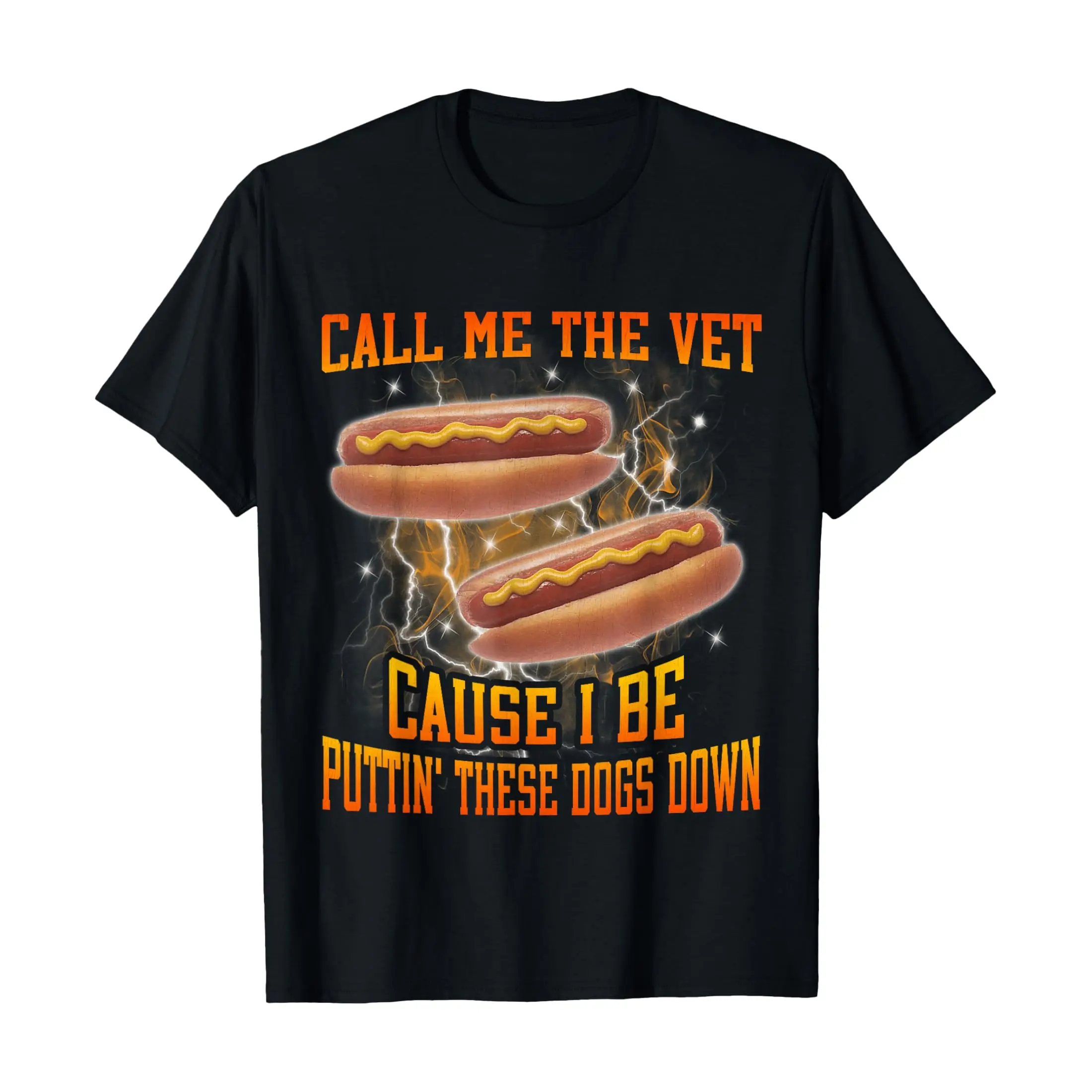 Call Me The Vet Cause I Be Funny Hard Hot Dog Meme Bootleg T-Shirt, Ultra Soft Comfortable Unisex Short Sleeve T-Shirt