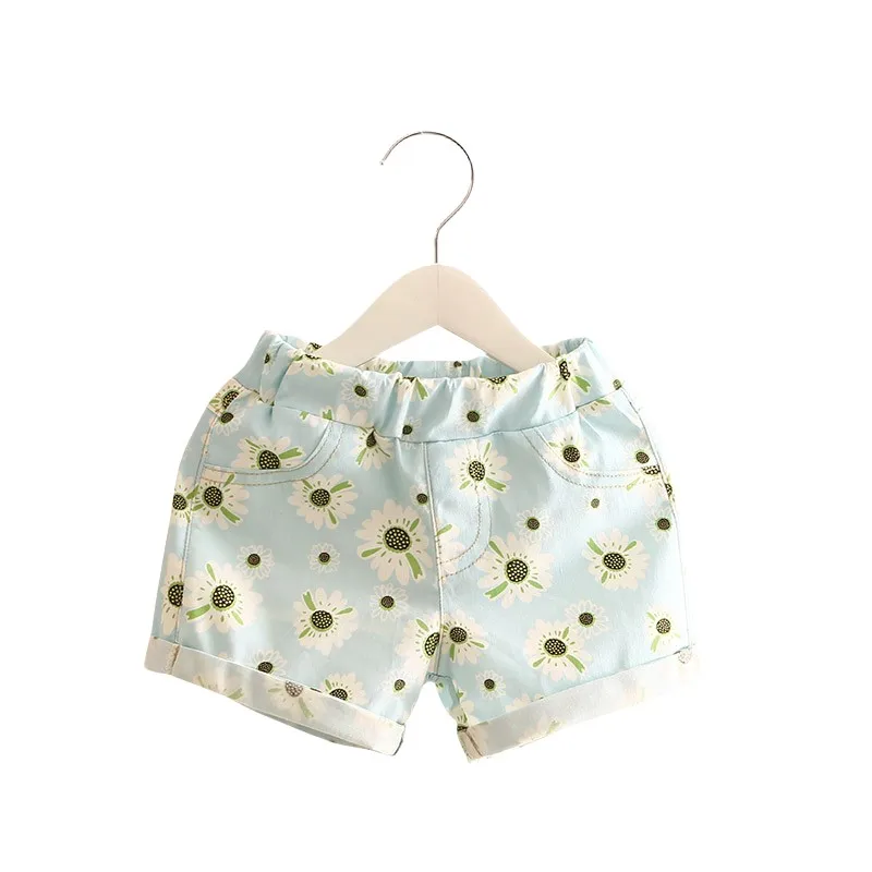 Stocks Clear 2 to 3 Yrs Floral Toddlers Child Girl Shorts Summer Casual Trousers