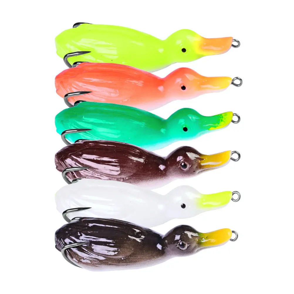 

Fishing Lure 10.5cm C Pattern Duckling Shape Durable Metal Plastic Attracts Fish Perfectly Soft Holding Touch Fishing Lure