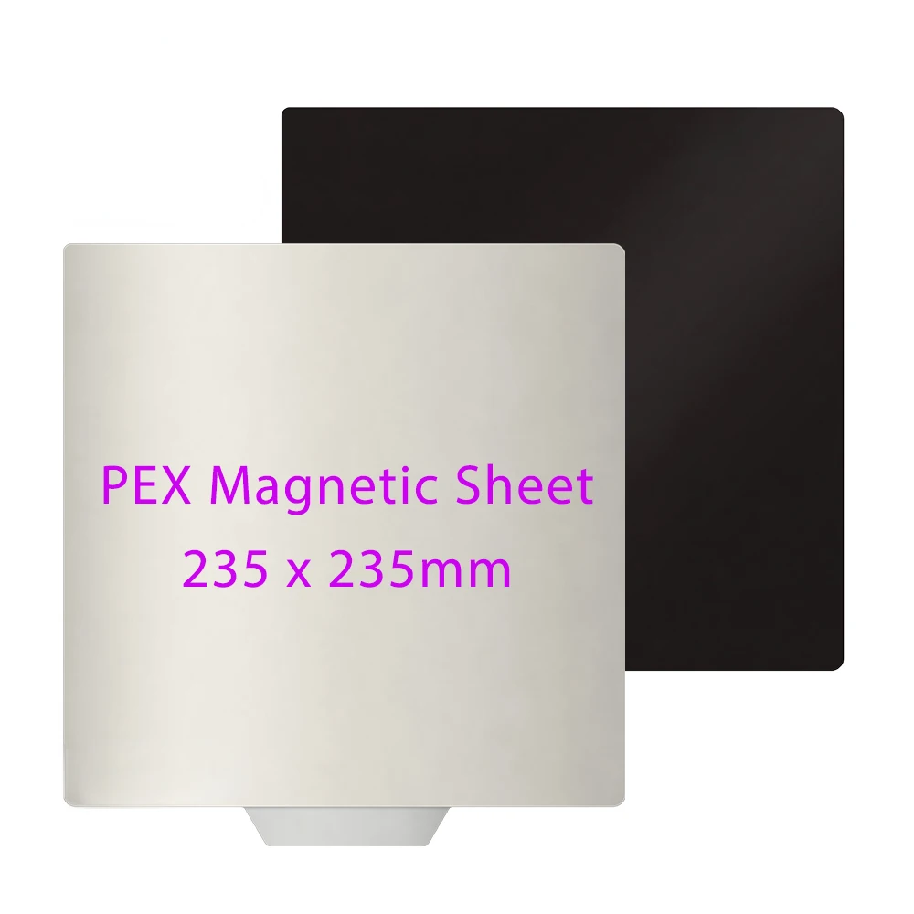 3D Printer Parts PEX Sheet Smooth Spring Steel Plate With Magnetic Base Heatbed Sheet 235x235mm For Ender 3