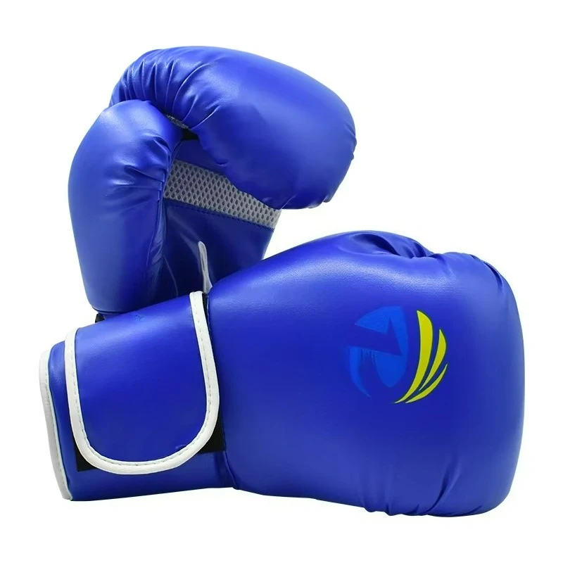 Professional High Quality Blue Multi-Model Boxing Gloves for Outdoor Training Waterproof Features for Team  Sports