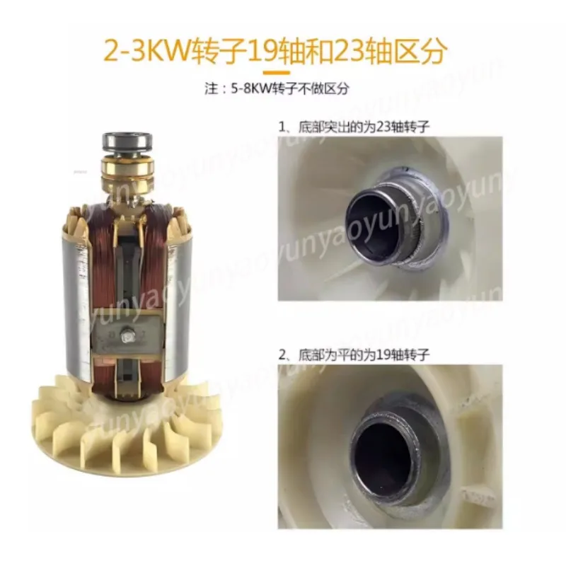Generator Stator Rotor Assembly 2.5 KW Single-phase Three-phase Coil Accessory Coil