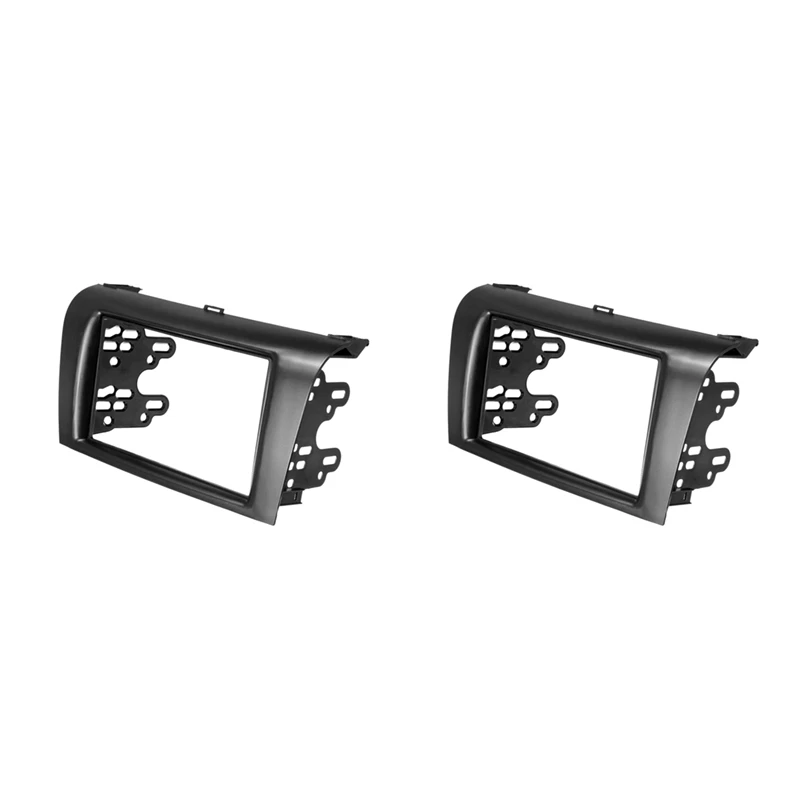 

2X 2DIN автомобильный стерео радио DVD Fascia Fascias панель приборной панели комплект отделки рамка крышка для Mazda 3 AXELA 2004-2007 2008 2009