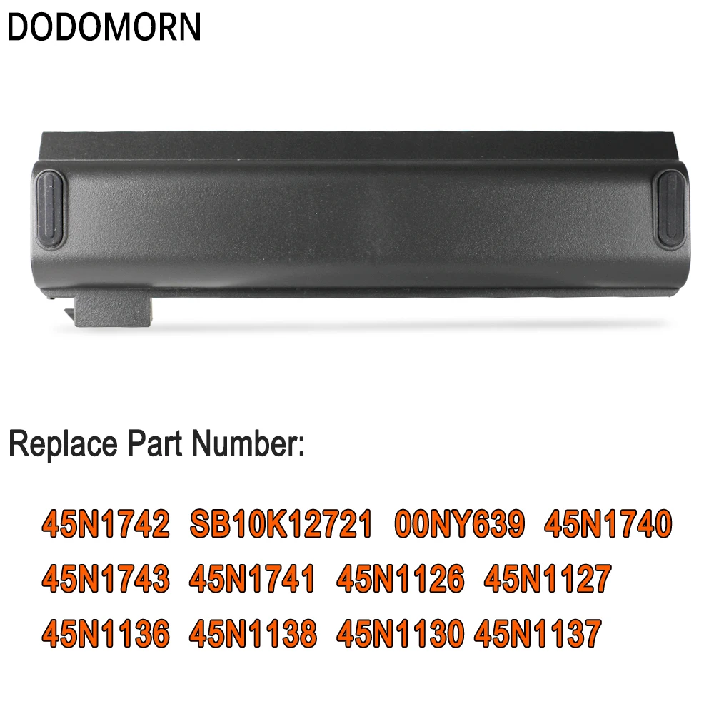 DODOMORN 45N1136 For Lenovo Thinkpad X240 X250 X260 X270 T440 T440S T450 T460 T470P T550 L460 W550S K2450 45N1738 Laptop Battery