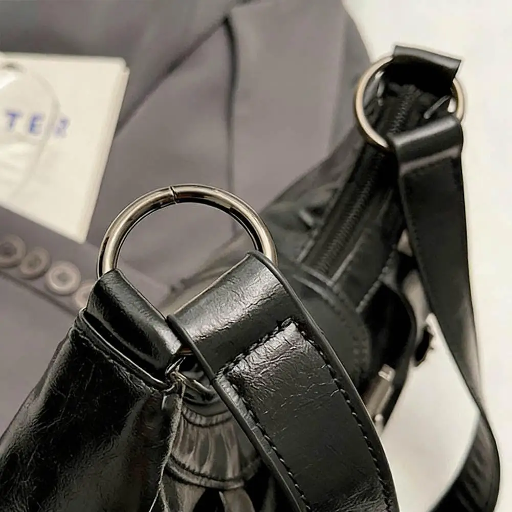 Y2K Retro Plissierte Hobo-Schultertasche für Damen, Bestseller im Maillard-Stil, Unterarmtasche, Clutch-Handtasche für Reisen, Arbeit und Shopping – Detail 29