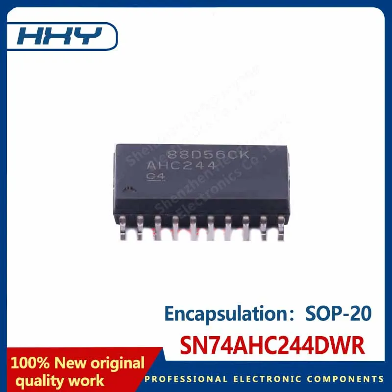 10PCS  SN74AHC244DWR encapsulates the SOP-20 line drive buffer