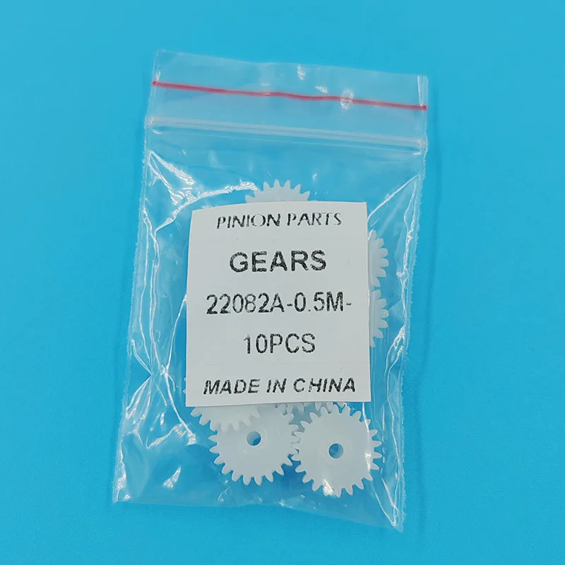 22082A 0.5M Double Layer Gears 22 Teeth 12mm+ 8 Teeth 5mm Plastic Pinion Parts DIY Model Toy Accessories