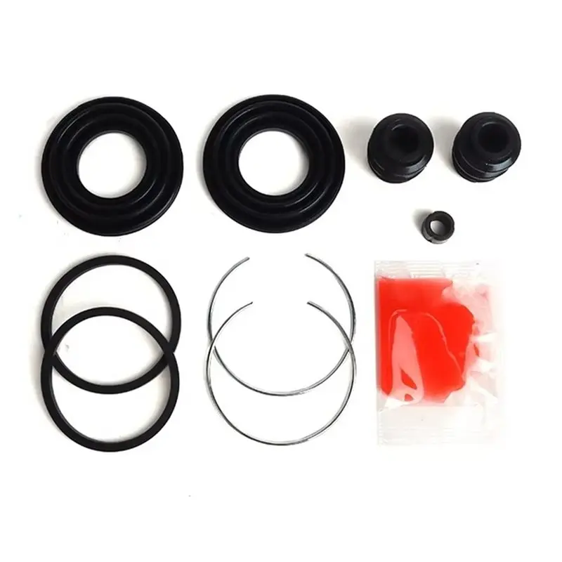 Front Brake Caliper Seal Kit For Pajero Montero II 1990-2004 MB857840 4D56 4M40 V43 V44 V45 V46 Car