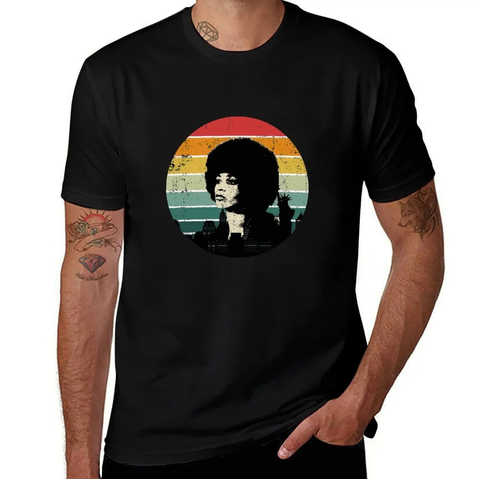 Angela Davis Resist Nasty Women T-Shirt Moisture Wicking Athletic T-Shirt