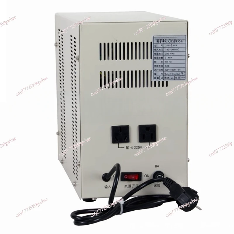 Full Voltage Regulator Single-phase Precision Purification AC Power Supply JJW-1000VA 1000W 1KVA