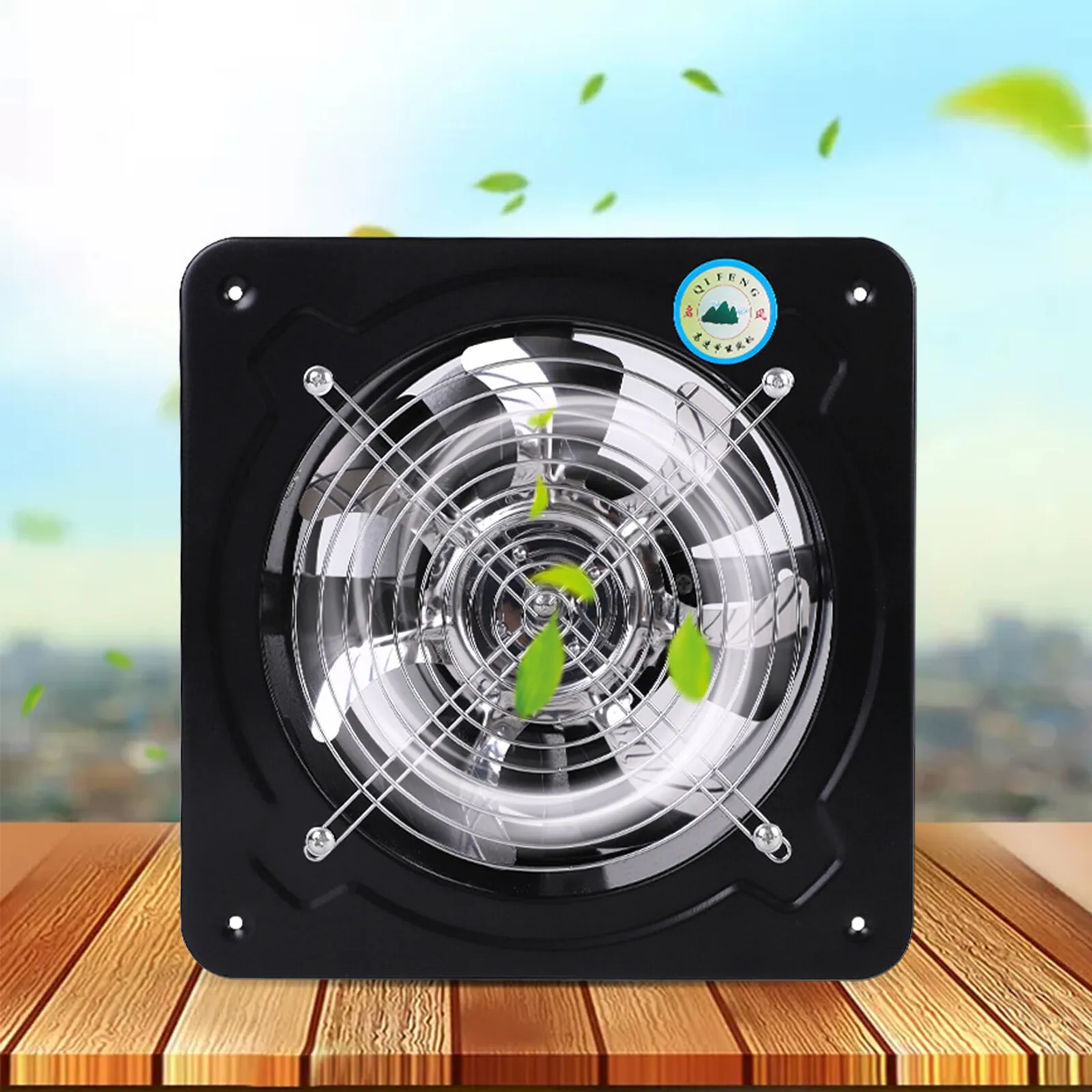 

50W Wall Mounted Exhaust Fan Copper Wire Motor 9.06*9.06**5.51in 2600RPM for Workshops,Basements,Warehouses