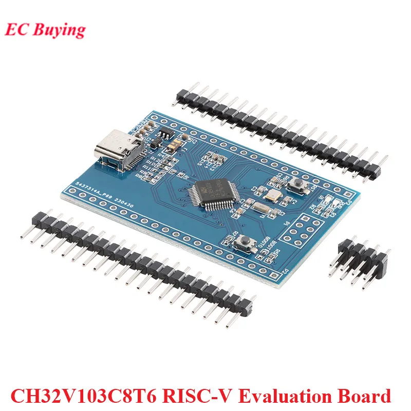 CH32V103C8T6 System Development Assessment Core Learning Board Module RISC-V3A Processor IIC USART Interface Replace STM32F103C8