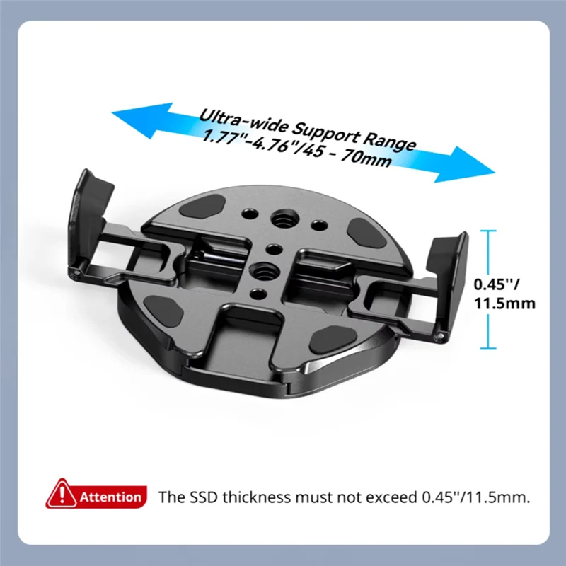 -FDDT For Magsafe Magnetic SSD Holder Attachable Phone Clamp For External SSD For   Crucial