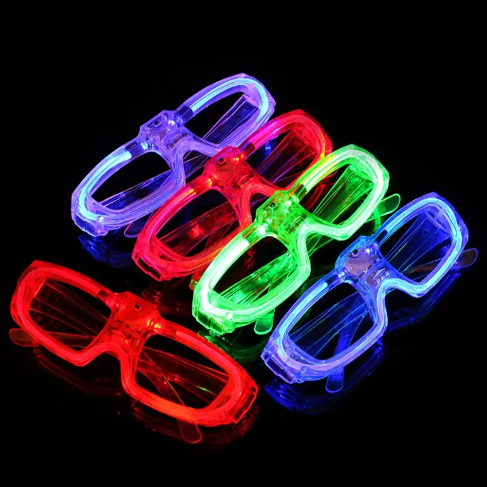 في الظلام LED نظارات حزب النظارات الشمسية الكبار مضيئة نظارات مصراع ظلال نظارات توهج العصي نظارات نظارات وامض