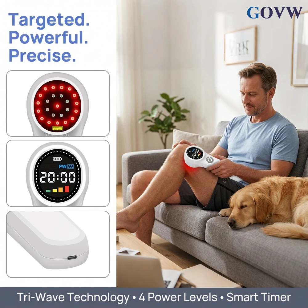 ZJZK 1760mW Cold Laser Therapy Red Light Device for Sport Injury Pain Relief for Home Use Laser Therapy for Arthritis Neuropathy