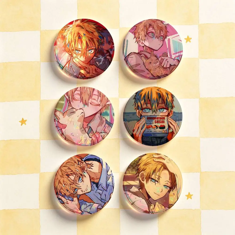 M-Minamoto Teru Custom Badges 75mm 44mm 25mm 32mm 58mm Hat Backpack Accessories Toys Collect Gifts Large