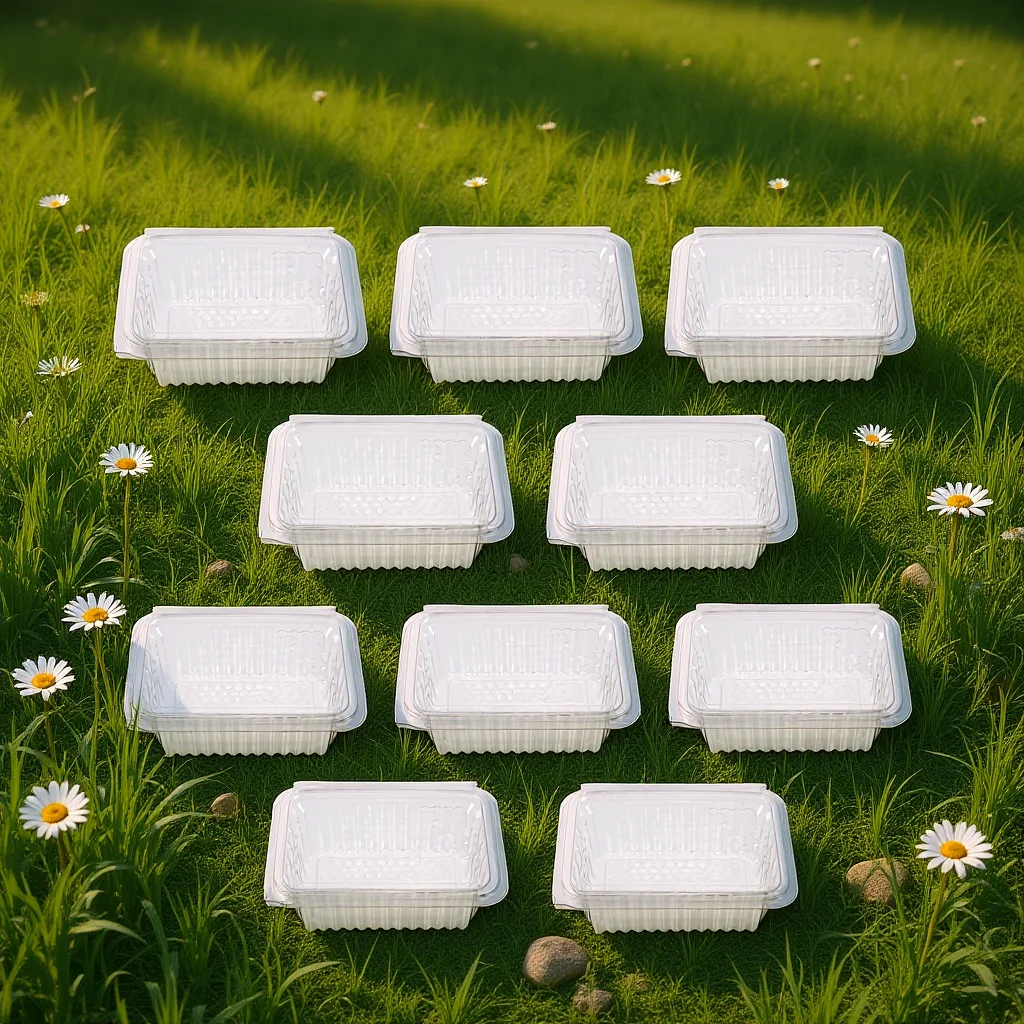 

10Pcs Honeycomb Holder with Lid Clear Plastic Beekeeping Box for Honey Organization Aesthetic Natural Design Easy Maintenance