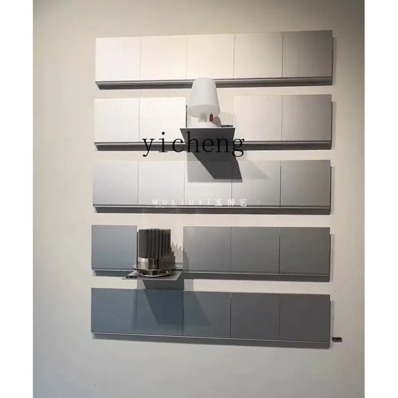 Wall-Mounted Display Rack Living Room Decorative Display Bookshelf Storage Organizer
