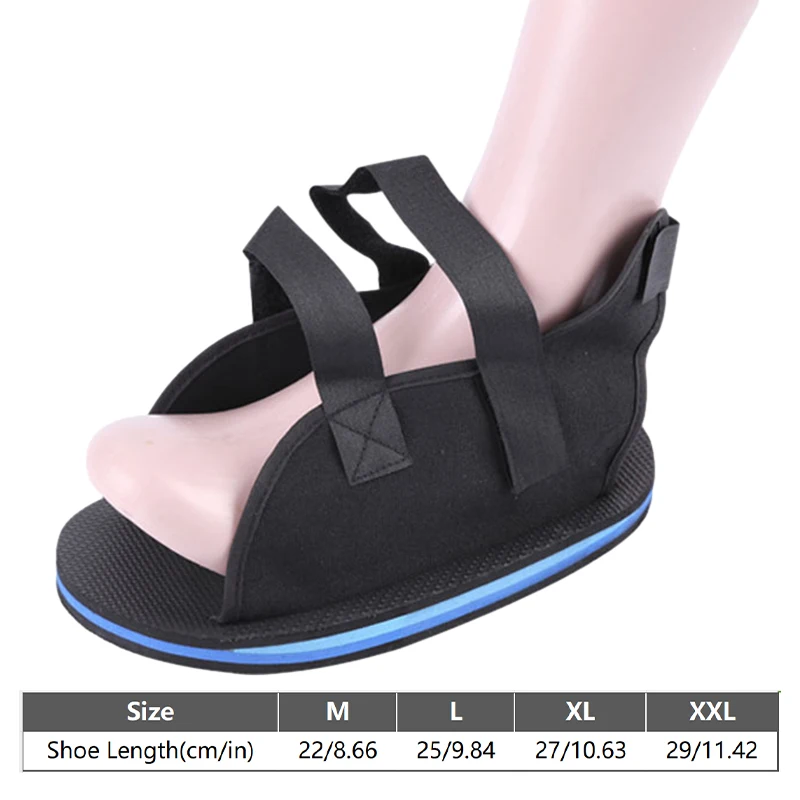 1pc Plantar Splint Brace Toe Orthopedic Support Foot Orthosis Foot Fracture Shoe Surgical Shoes Post-Operative Walking Boot