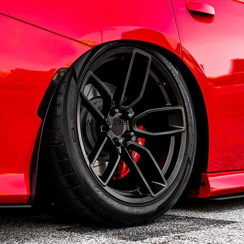Aftermarket Track Ready Bright Black Concave Strength Forged Wheel for Challenge Hellcat Charger Scat Pack Durango SRT 5100