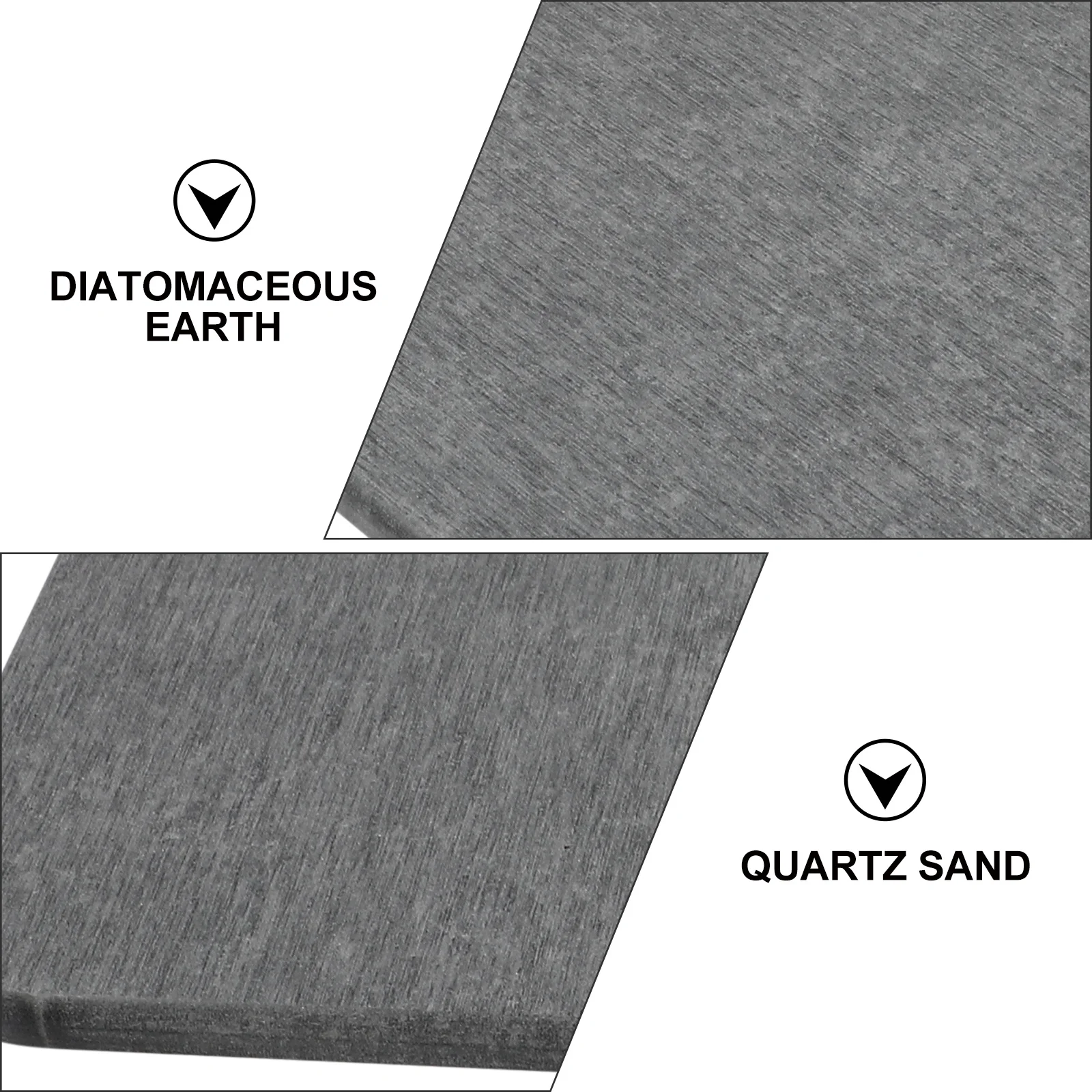 

1Pcs Diatomaceous Earth Non-Slip Floor Mat Quick Drying Bathroom Kitchen Bath Foot Pad Anti-Skid Hygroscopic Ground Mat Home Use