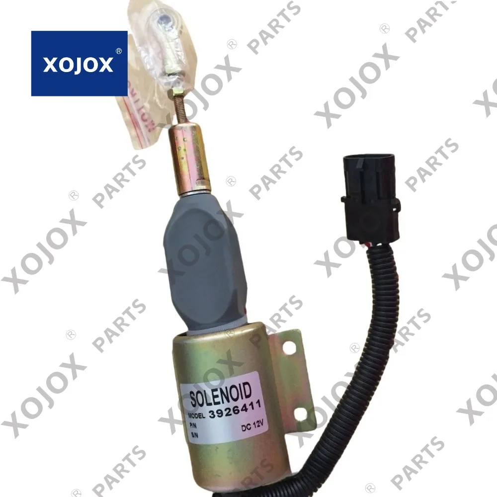 

XOJOX Threetrees Re502473 3926411 Sa-4257-12 Fuel Shut Off Solenoid Fit John Deere/6Ct