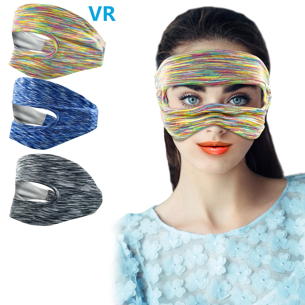 for Meta Quest 3 Accessories VR Eye Mask Cover Breathable Sweat Band Virtual Reality Headset For Oculus Quest 2 Pico 4 PSVR2 HTC