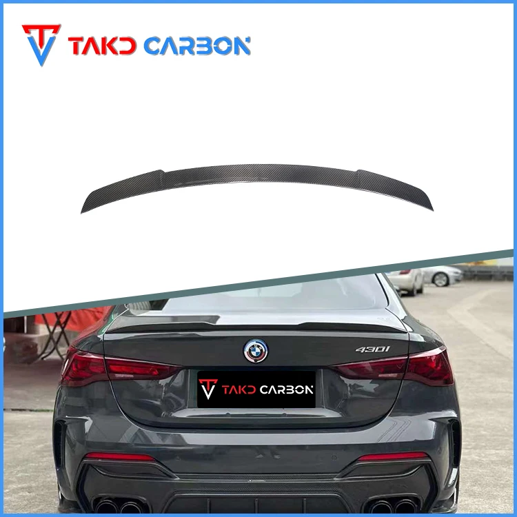 

Factory OEM Dry Carbon Fiber Material Universal Trunk Spoiler for Car for bmws 4 Series G22 G23 2021-2023