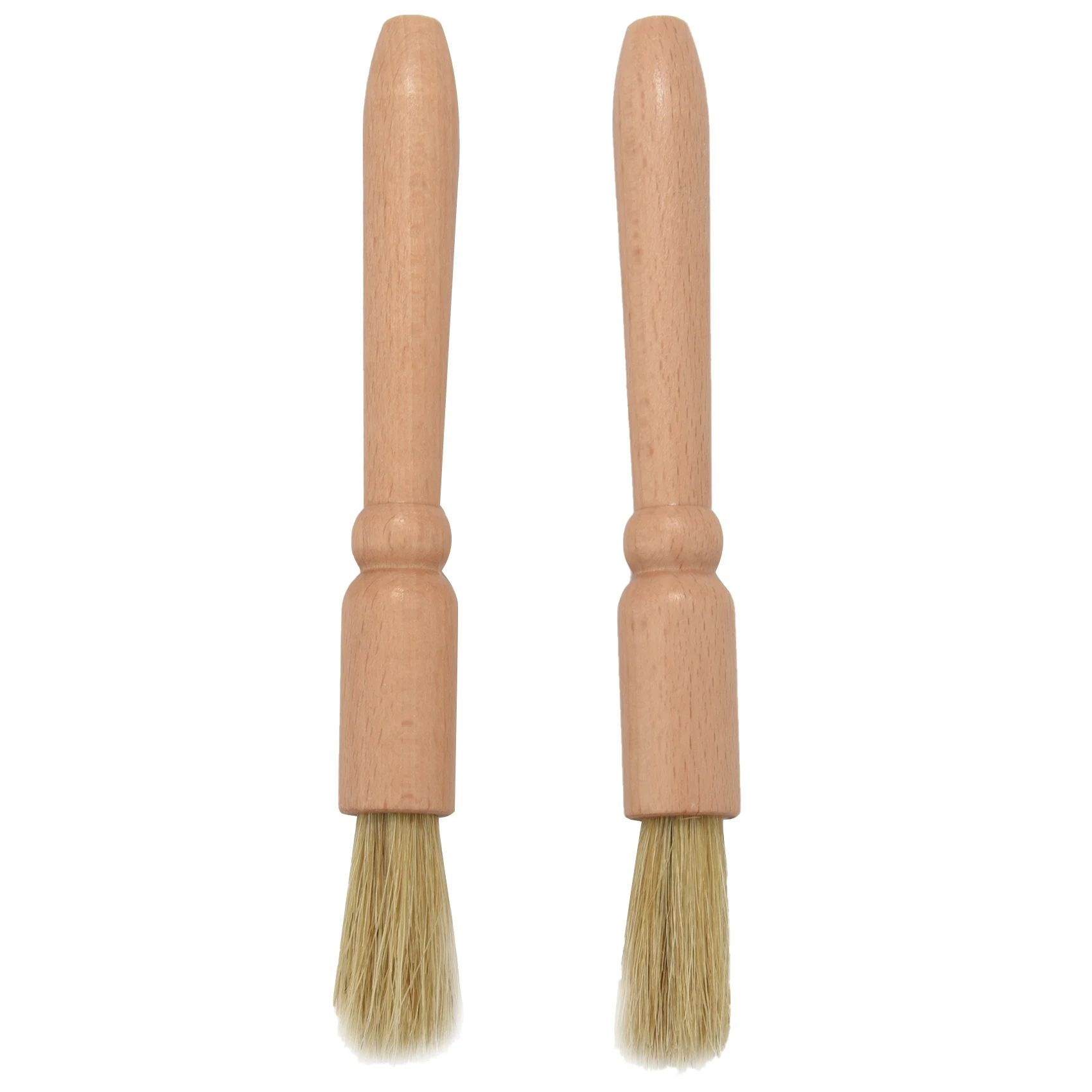 

2 Pcs Coffee Grinder Cleaning Brush Wood Dusting Brush for Espresso Stations and Equipment