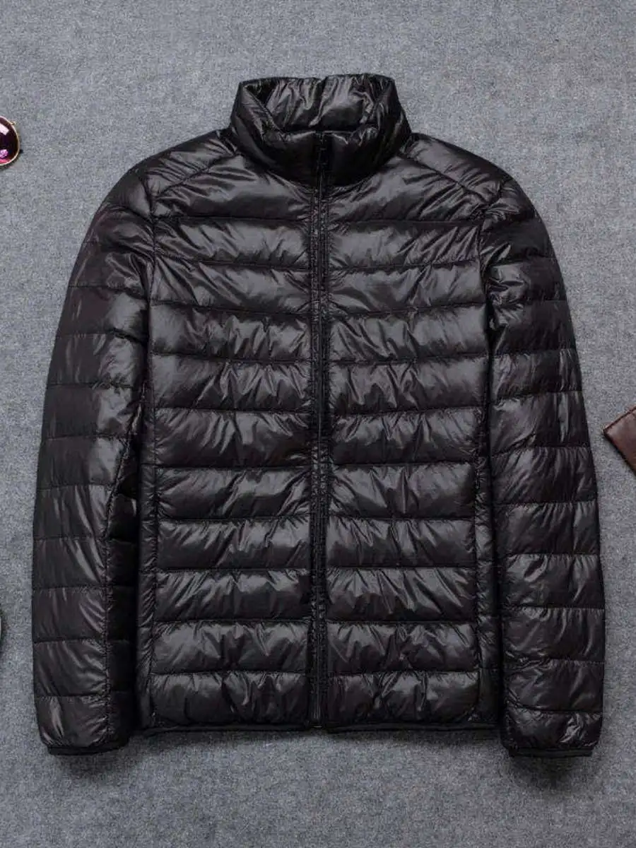 

Новая зимняя мужская утепленная куртка из хлопка, легкая рабочая одежда на молнии, большие размеры, теплая повседневная однотонная удлиненная модель