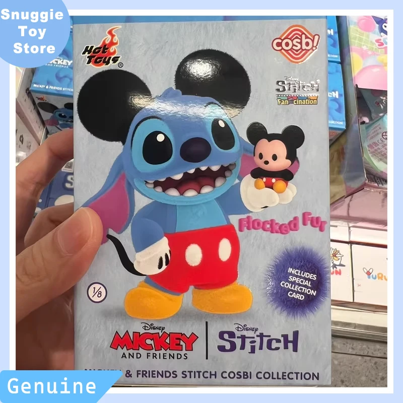 

Authentic Hot Toys Stitch Mania Series Mickey And Friends Stitch Cosbi Blind Box Cute Ornament Gift Kids Gift Toy