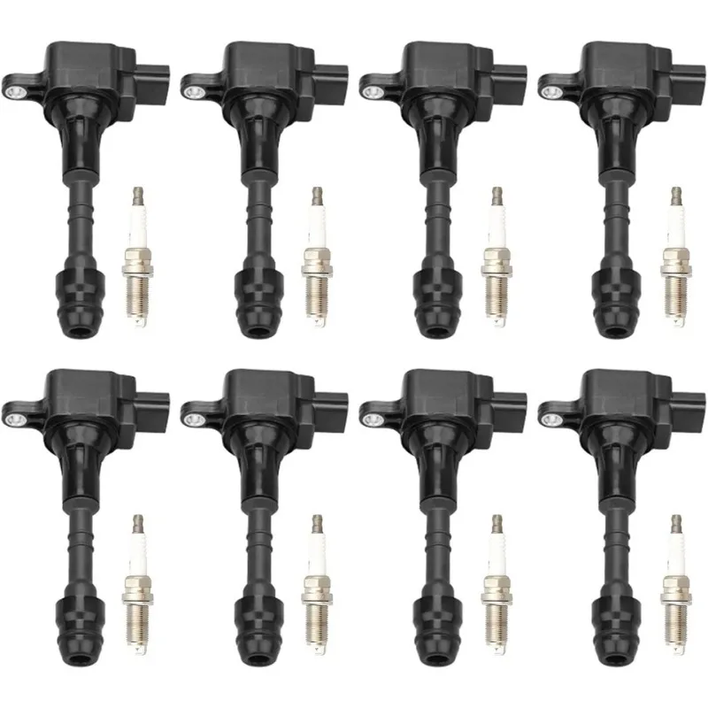1/8 Piezas de Bobina de Encendido de Alta Calidad 224487S015 para Nissan Armada TITAN NV2500 Pathfinder INFINITI UF510 UF482 UF568 2004-2014